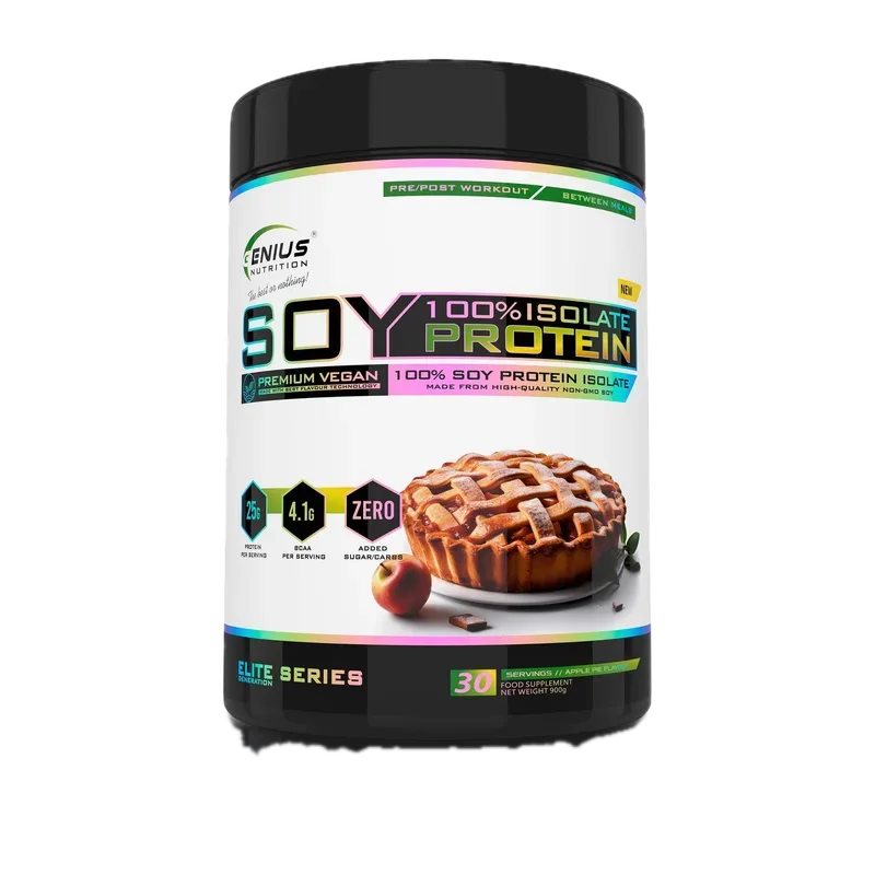 Genius Nutrition Genius Nutrition 100% Soy Protein Isolate Apple Pie