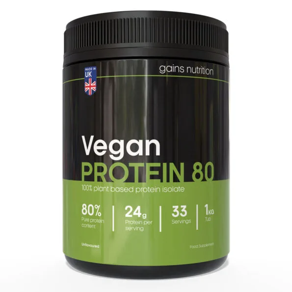 Gains Nutrition Vegan Protein 80