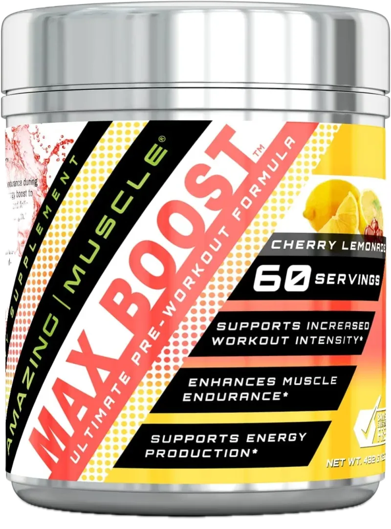 Amazing Muscle Max Boost Pre-Workout Formula