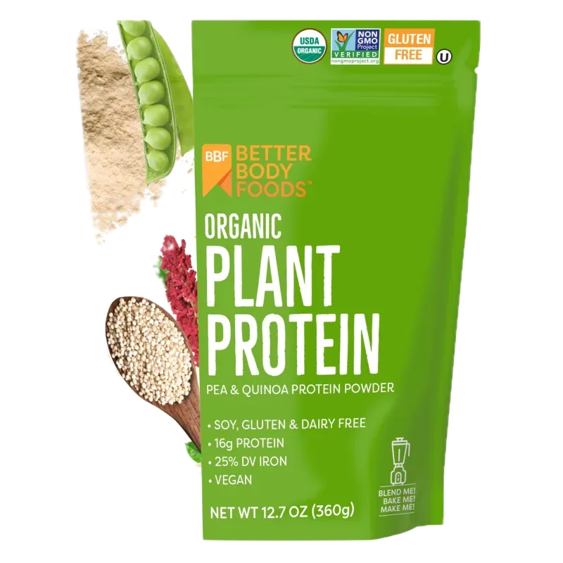 BetterBody Foods Organic Plant Based Protein Powder