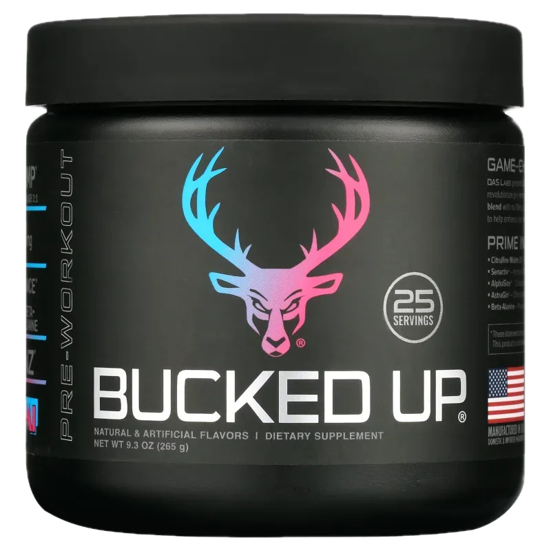 Bucked Up Pre-Workout Powder Supplement
