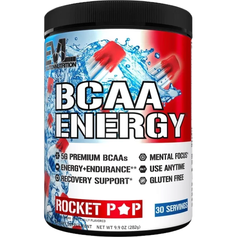 Evlution Nutrition BCAA Energy Amino Acid Pre-Workout Powder