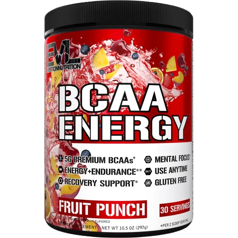 Evlution Nutrition BCAA Powder for Pre Workout & Muscle Recovery