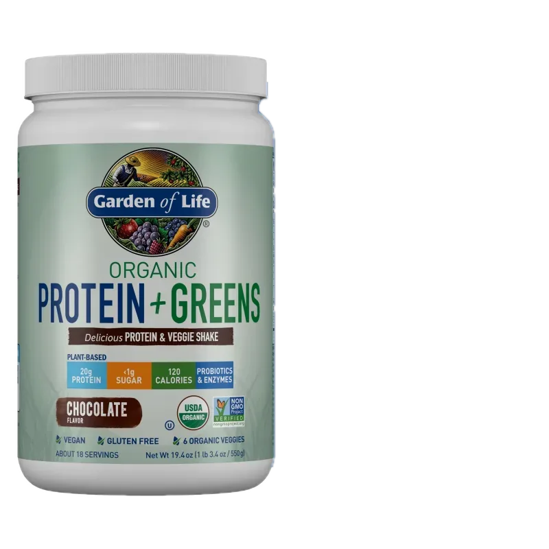 Garden of Life Organic Protein & Greens Protein Powder Protein