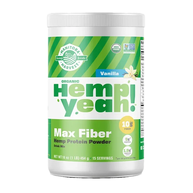 Manitoba Harvest Hemp Yeah! Max Fiber Hemp Protein Powder