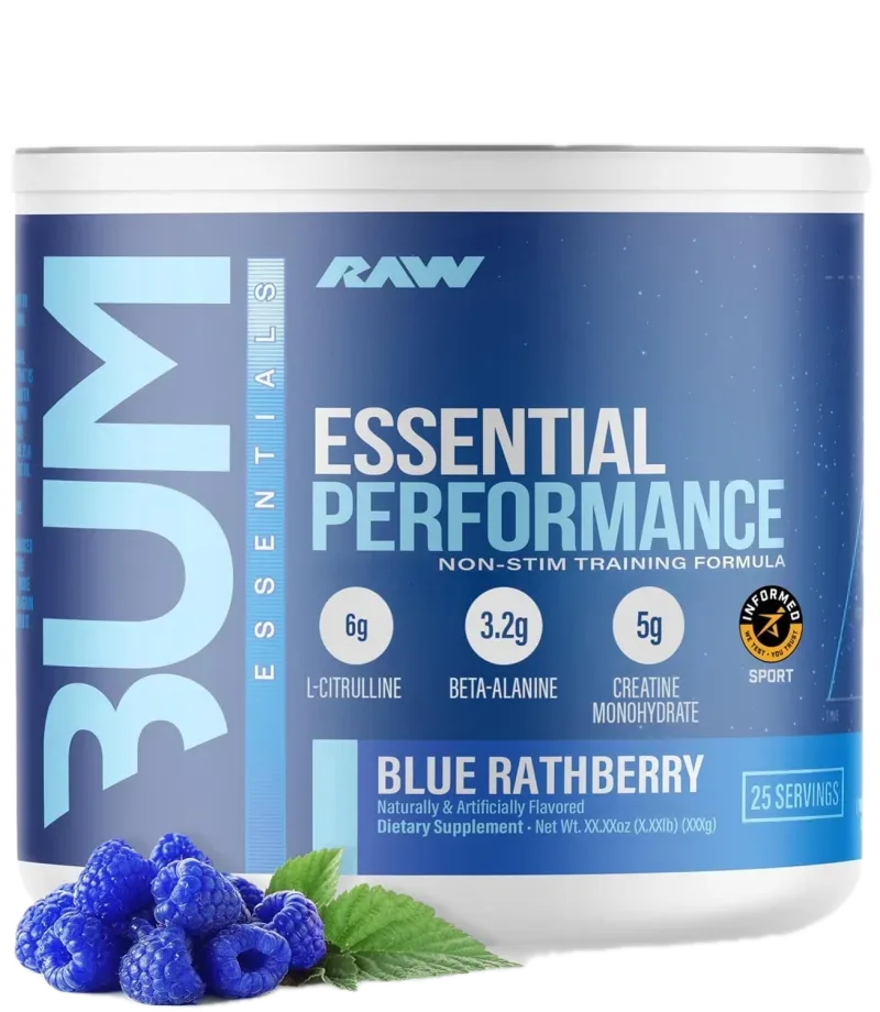 RAW Nutrition Essential Performance Non-Stim Pre-Workout