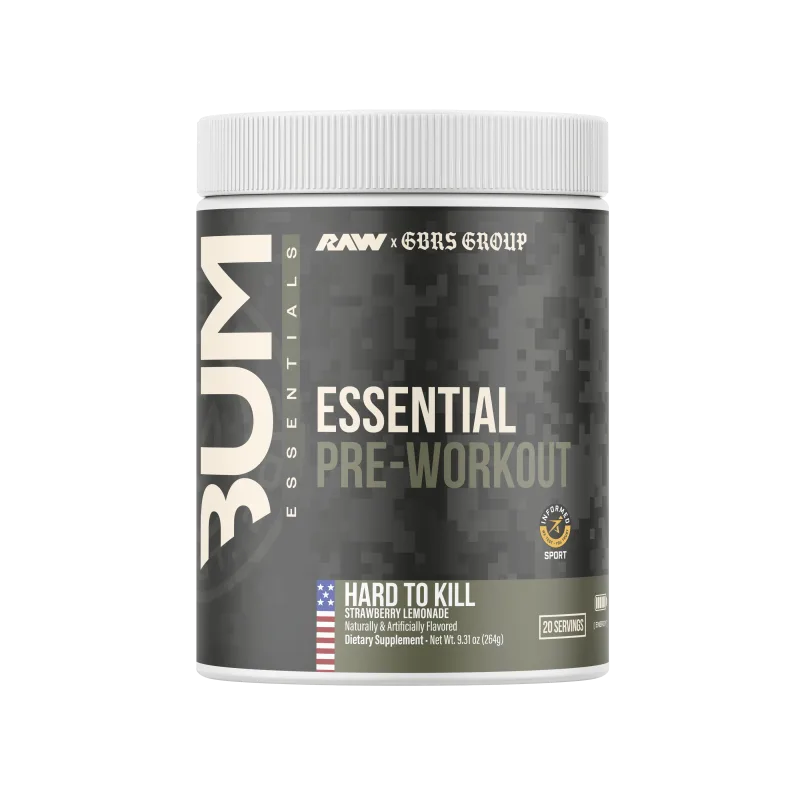 RAW Nutrition X GBRS Essential Pre Workout Powder