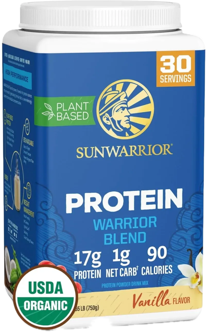 Sunwarrior Warrior Blend Vanilla Vegan Protein Powder