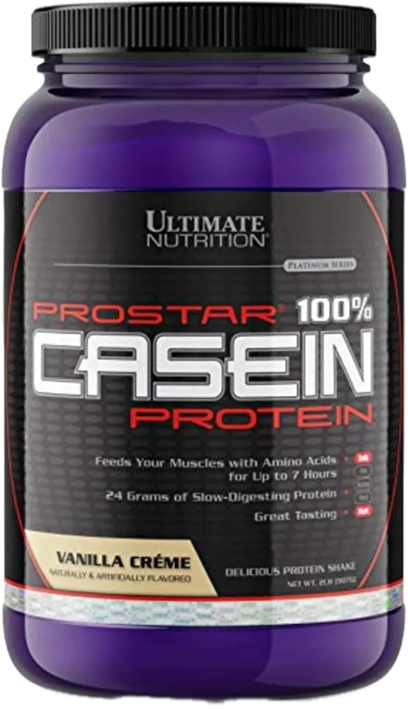 Ultimate Nutrition Prostar Micellar and Hydrolyzed Casein Protein Powder