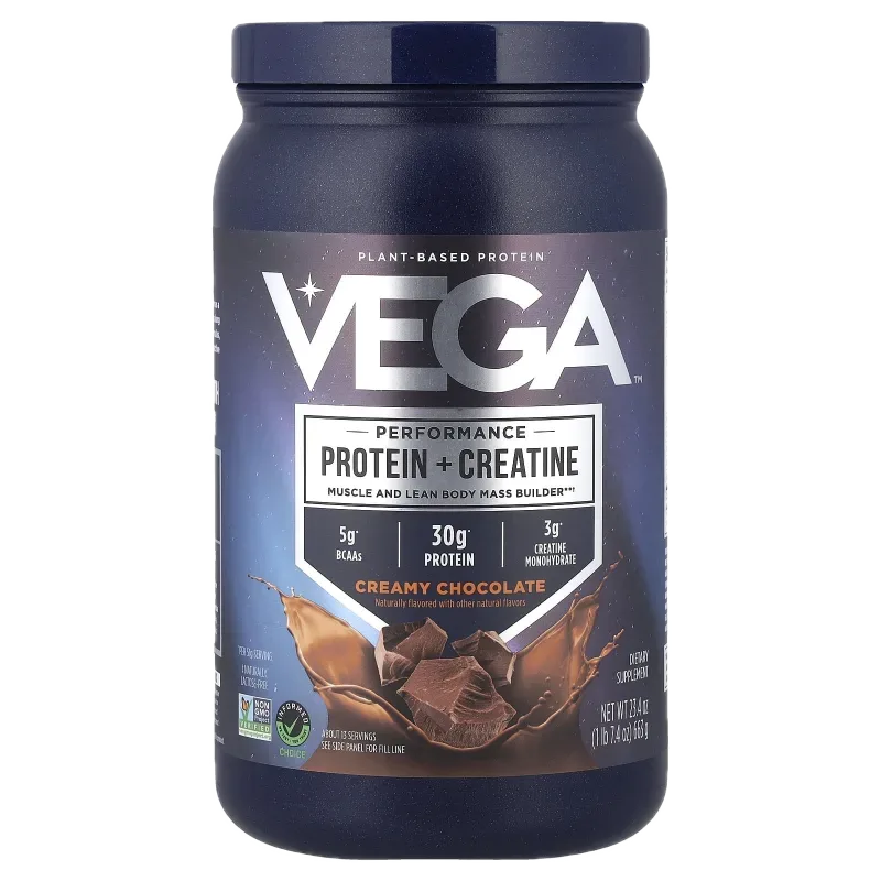 Vega Performance Creamy Chocolate Protein + Creatine